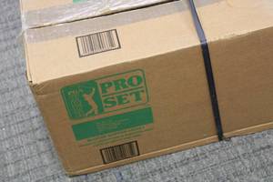lot 230 image: 1990 Pro Set PGA Tour Factory Sealed Complete Set Case  60 Complete Sets