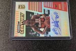 lot 276 image: 2021-22 Elite Turn of the Century Dikembe Mutombo Autograph 2060  Only 60 Exist