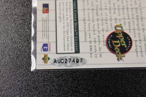 lot 279 image: 1994 Upper Deck Alex Rodriguez #298 Autograph Upper Deck COA w Bonus Autograph Cards