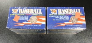 lot 293 image: 1987 Fleer Glossy Update Baseball Factory Sealed Complete Set Lot  2 Sets