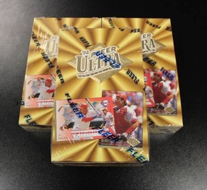 lot 298 image: 1994 Fleer Ultra Factory Sealed Hobby Box Lot  3 Factory Sealed Boxes