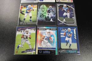 lot 311 image: 2020 Jonathan Taylor Rookie Card Lot  9 Rookie Cards