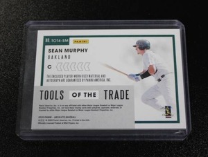 lot 318 image: 2020 Absolute Tools of the Trade Sean Murphy Quad Relic Autograph #TOT4-SM
