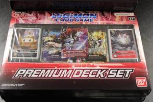lot 325 image: Digimon Premium Deck Set #PD-01 English Version Resale Lot  7 Premium Deck Sets