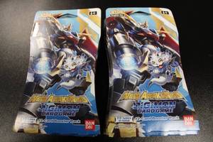 lot 326 image: Digimon New Awakening Unopened Booster Pack Lot  15 Packs
