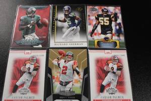 lot 333 image: Football Card Serial Numbered Card Lot  9 Cards