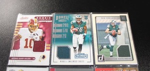 lot 335 image: Football Card Relic Card Lot #2  6 Cards