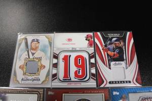 lot 346 image: Baseball Card Relic Card Lot #1  6 Cards