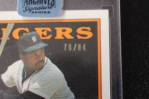 lot 390 image: Topps Archives Signature Series 1988 Topps Bill Madlock Autograph #145 7884  Only 84 Exist