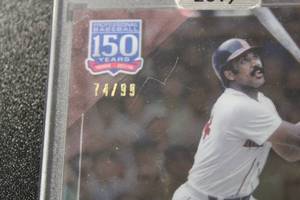 lot 396 image: 2019 Topps Clearly Authentic Jim Rice Autograph #YBP-JE 7499  Only 99 Exist