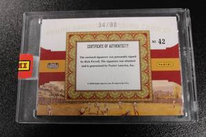 lot 398 image: 2010 Panini Century Collection Baseball Legends Rick Ferrell Cut Autograph #42 3488  Only 88 Exist