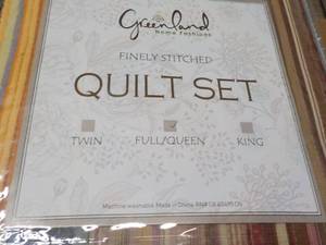 Greenland New Queen size Quilt set.