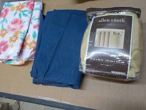 Curtain Panels and Waterproof Tablecloth