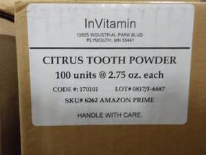 Charcoal Cinnamint Tooth Powder