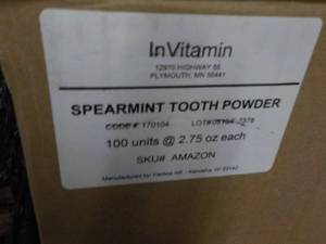 Charcoal Cinnamint Tooth Powder