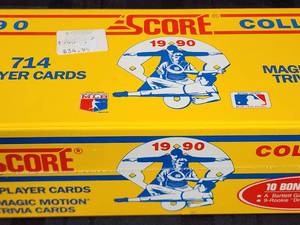 lot 396 image: Factory Sealed 1990 Score Baseball Card Set