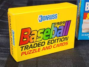 lot 406 image: (3) Assorted Baseball Card Items
