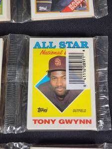 lot 452 image: (4) Assorted Jumbo Topps Baseball Card Packs