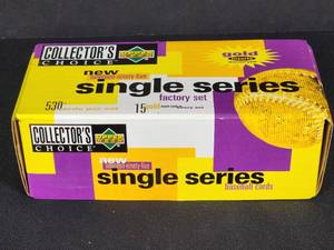 lot 428 image: 1995 Upper Deck Collectors Choice Baseball Card Set Open Item