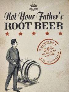 lot 373 image: Not Your Dads Root Beer Metal Mancave  Garage Sign