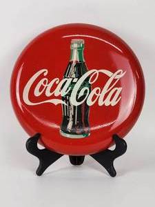 lot 388 image: Coca-Cola Metal Sign