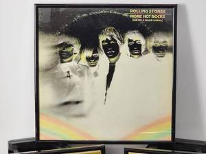 lot 157 image: (3) Original Vintage Framed Albums Covers with Vinyl Records