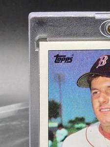 lot 191 image: 1985 Topps Baseball Roger The Rocket Clemens Rookie Card #181