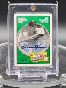 lot 201 image: Limited 2005 Upper Deck Baseball Heroes Green Minnesota Twins HOFer Harmon Killebrew Autographed Card #1699