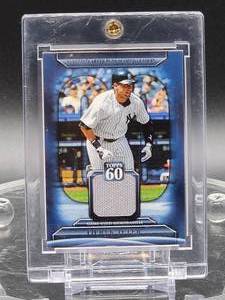 lot 93 image: 2011 Topps 60 Derek Jeter Game Used Jersey Card #T60R-DJ