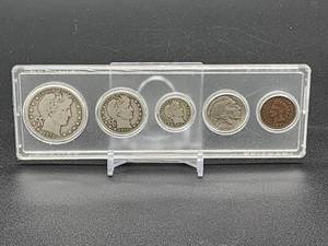 lot 183 image: (5) Vintage United States Coins