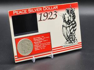 lot 182 image: 1923 U.S. Silver Piece Dollar