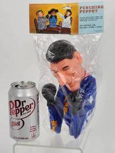lot 227 image: RARE 1980s Ronald Reagan Punching Puppet