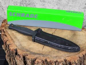lot 145 image: Schrade Fixed Blade Tactical Knife