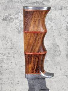 lot 46 image: Damascus Fixed Blade Hunting Knife