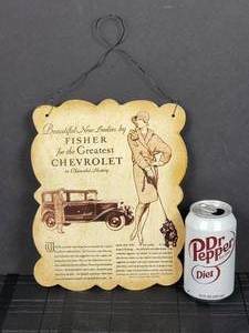 lot 330 image: Chevrolet Metal Mancave  Garage Sign
