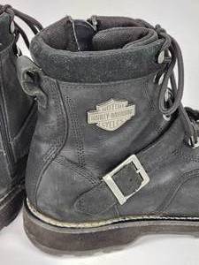 lot 284 image: Harley Davidson Motorcycle Boots Mens Size 11.5