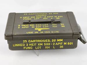 lot 199 image: Large Empty Military Ammo Can