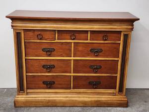 lot 240 image: Klaussner International Dick Idol 9-Drawer Wood Captain Dresser