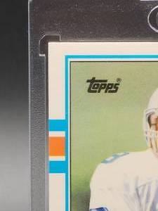 lot 268A image: 1989 Topps Traded Football Troy Aikman Rookie Card # 70T