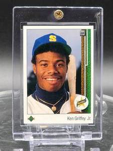 lot 378 image: 1989 Upper Deck Baseball Ken Griffey Jr Rookie Card #1