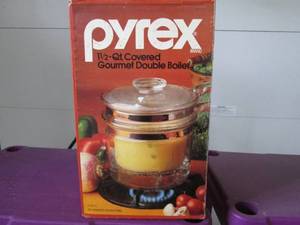 Gourmet Double broiler, In original box