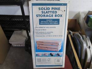 Solid Pine Slatted Box