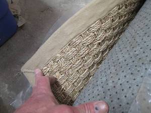46 Natural Fiber area rug.