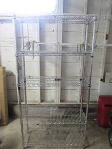 4-tier heavy duty metal bakers rack