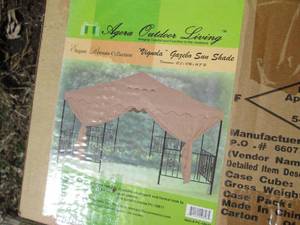 Metal framed Outdoor GazeboPergola.