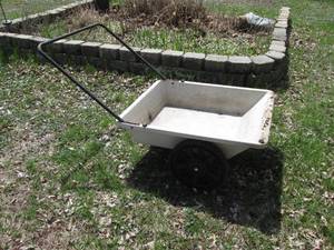 EZ Cart ridgid plastic lawn and garden cart