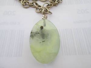 Semi-Precious Green Stone Necklace