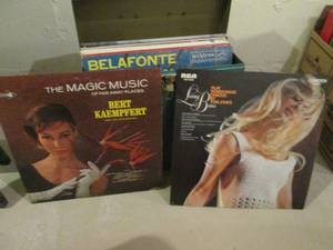 Vintage Metal Record Storage Box