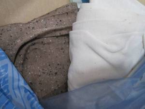 2 Rolls Wool Blend Material.