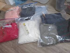 Assorted Wool Blend Material.